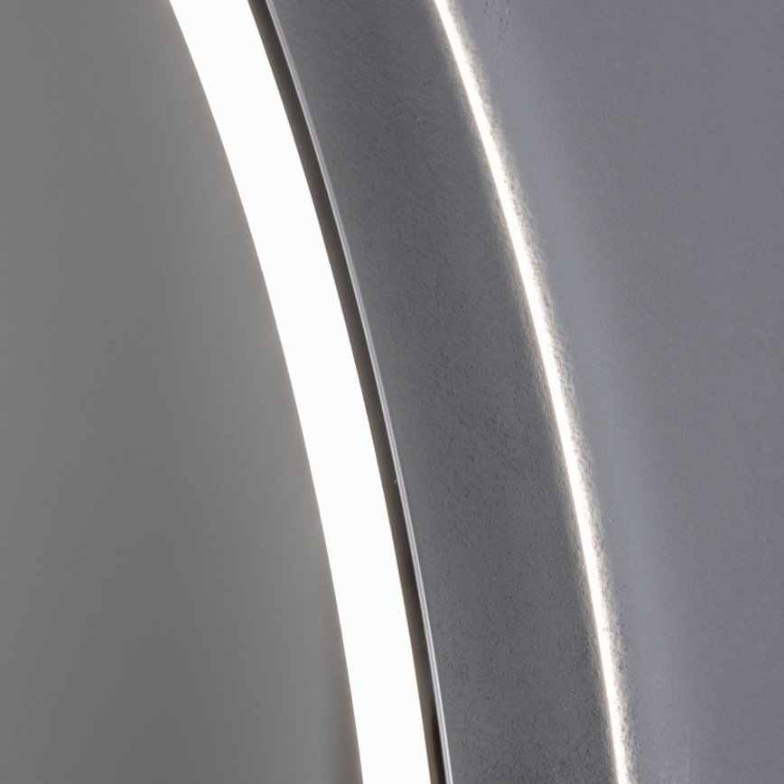 Brilagi - Espelho de casa de banho aquecido com LED regulável e retroiluminação ALU PRO LED/18W/230V Ø 60 cm 3000/4000/6500K IP44 cromado brilhante IRC 90