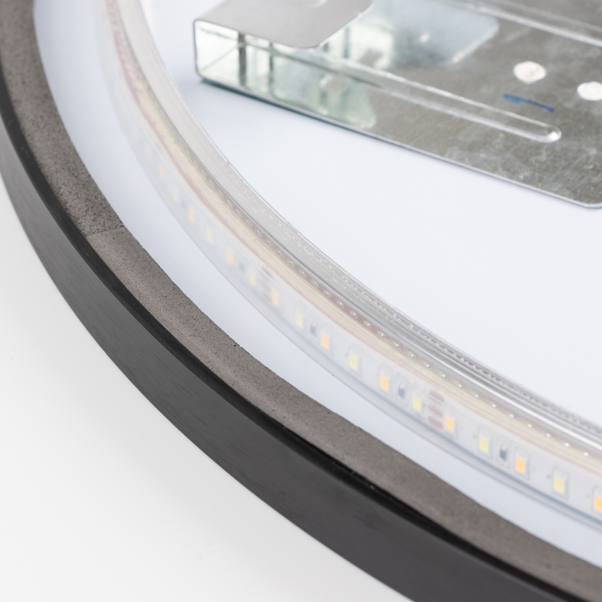 Brilagi - Espelho de casa de banho LED NOVARA LED/19W/230V, Ø 60 cm, preto, IP44, IRC 90, dimerizável + CCT