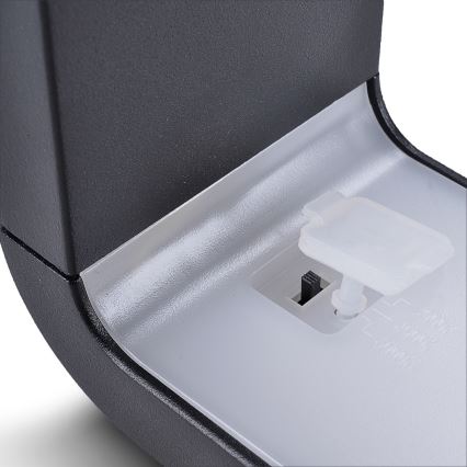 Brilagi - Luminária de parede LED exterior BARI LED/7W/230V 3000/4000/6000K preta IP54