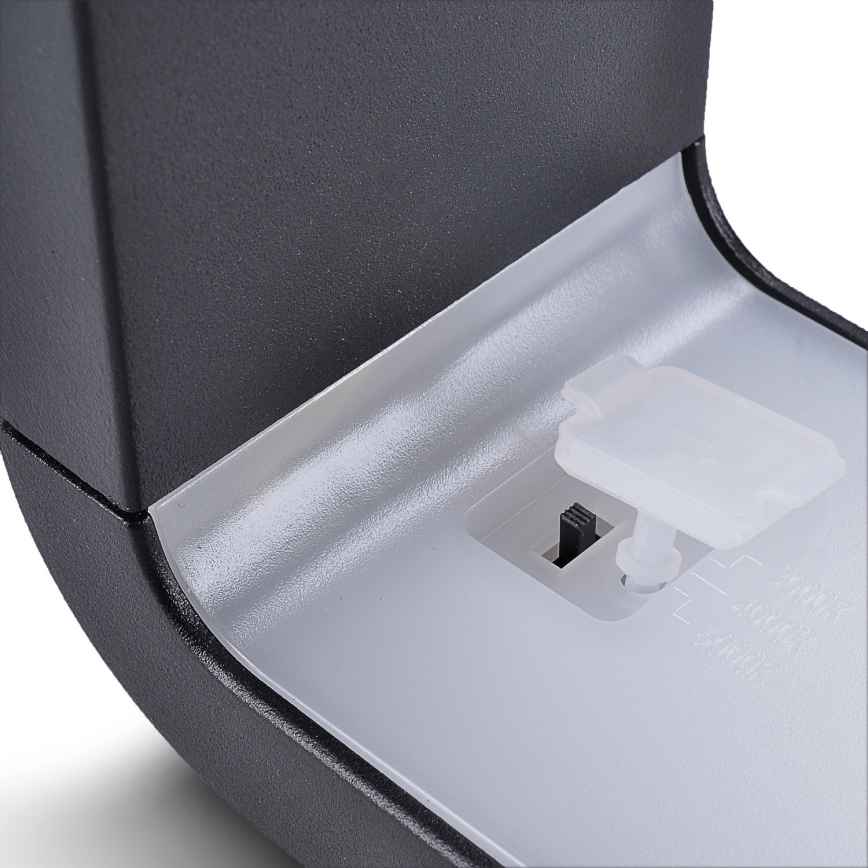 Brilagi - Luminária de parede LED exterior BARI LED/7W/230V 3000/4000/6000K preta IP54