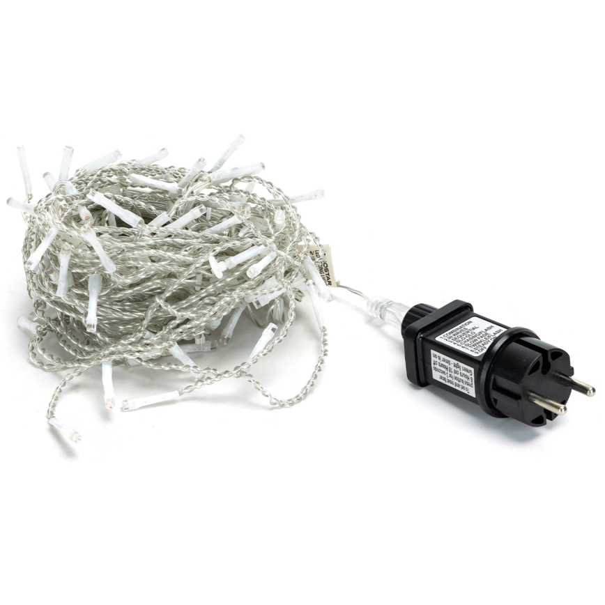 Brilagi - LED Guirlanda de Natal para exterior 200xLED/8 funções 13x0,6m IP44 branco frio