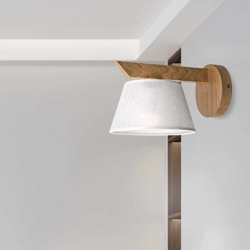 Brilagi - LED  Iluminação de parede ANTHONY 1xE14/40W/230V carvalho/branco