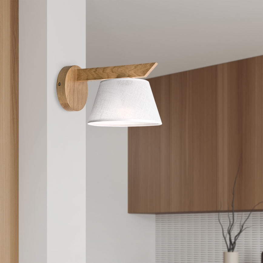 Brilagi - LED  Iluminação de parede ANTHONY 1xE14/40W/230V carvalho/branco