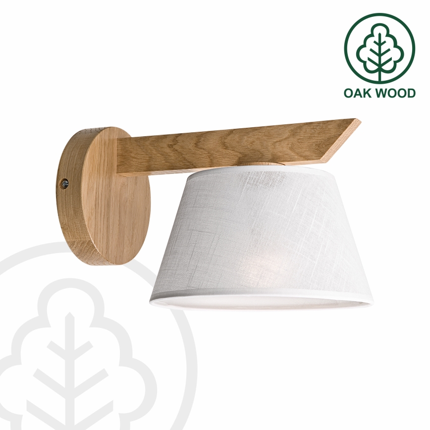 Brilagi - LED  Iluminação de parede ANTHONY 1xE14/40W/230V carvalho/branco