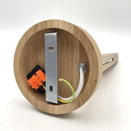 Brilagi - LED  Iluminação de parede ANTHONY 1xE14/40W/230V carvalho/preto