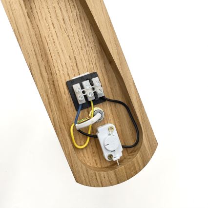 Brilagi - LED Iluminação de parede COTTAGE 1xE14/40W/230V carvalho/castanho