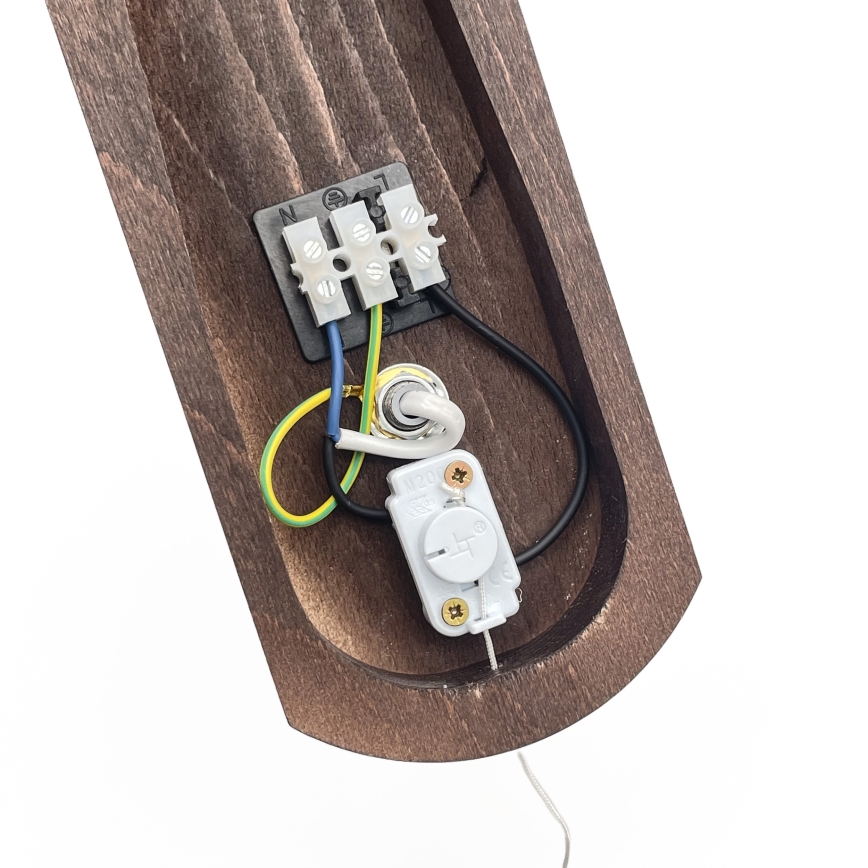 Brilagi - LED Iluminação de parede COTTAGE 1xE14/40W/230V faia/castanho