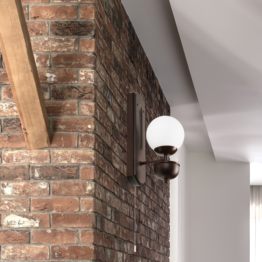 Brilagi - LED Iluminação de parede COTTAGE 1xG9/40W/230V faia/branco