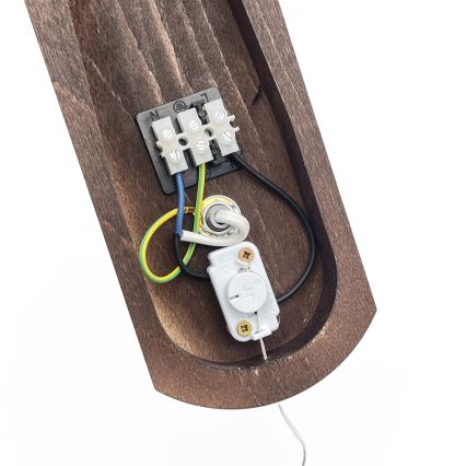 Brilagi - LED Iluminação de parede COTTAGE 1xG9/40W/230V faia/branco