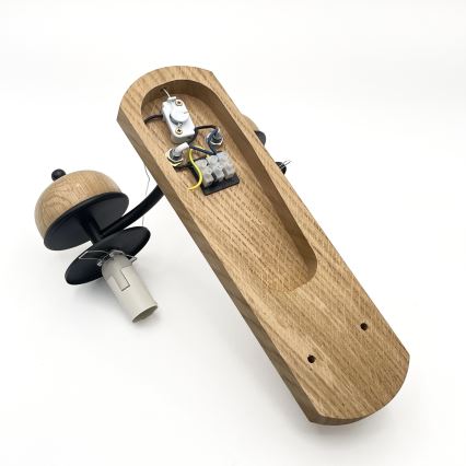 Brilagi - LED Iluminação de parede COTTAGE 2xE14/40W/230V carvalho/castanho