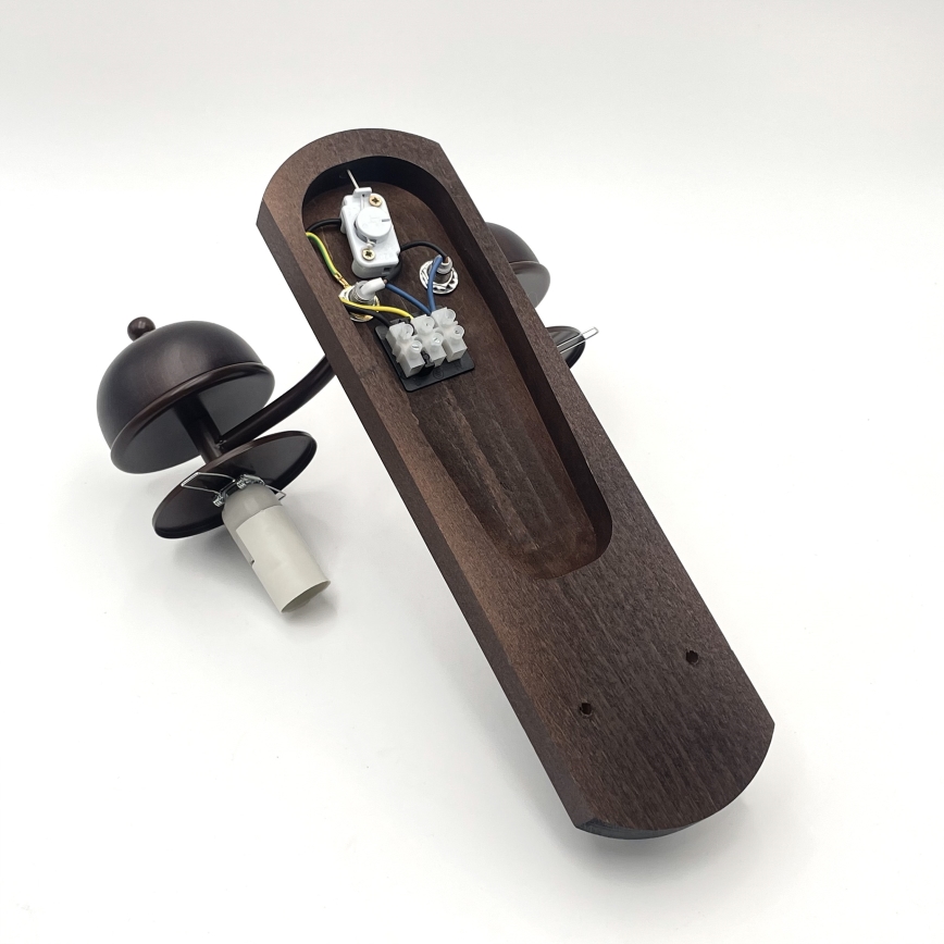 Brilagi - LED Iluminação de parede COTTAGE 2xE14/40W/230V faia/castanho