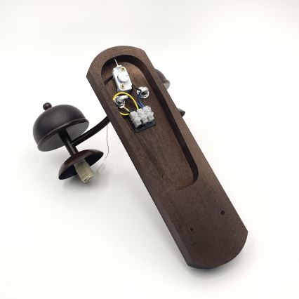 Brilagi - LED Iluminação de parede COTTAGE 2xG9/40W/230V faia/branco