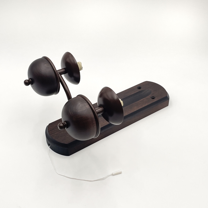 Brilagi - LED Iluminação de parede COTTAGE 2xG9/40W/230V faia/branco