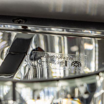 Brilagi - LED Iluminação de parede de cristal GLAMOUR 1xG9/42W/230V