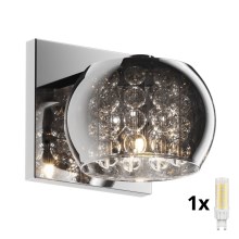 Brilagi - LED Iluminação de parede de cristal JEWEL 1xG9/42W/230V