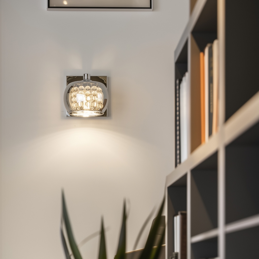 Brilagi - LED Iluminação de parede de cristal JEWEL 1xG9/42W/230V