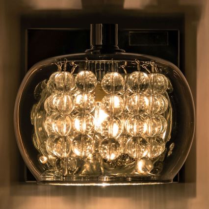 Brilagi - LED Iluminação de parede de cristal JEWEL 1xG9/42W/230V