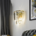 BRILAGI - LED Iluminação de parede de cristal MOZART 2xE14/40W/230V dourado