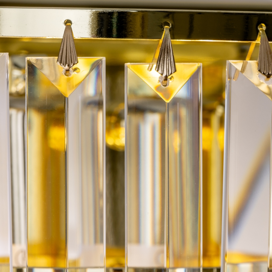 Brilagi - LED Iluminação de parede de cristal MOZART 2xE14/40W/230V dourado