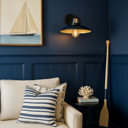 Brilagi - LED Iluminação de parede FLAMENGO 1xE27/60W/230V azul