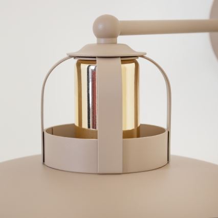 Brilagi - LED Iluminação de parede FLAMENGO 1xE27/60W/230V bege