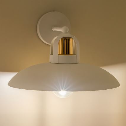 Brilagi - LED Iluminação de parede FLAMENGO 1xE27/60W/230V branco