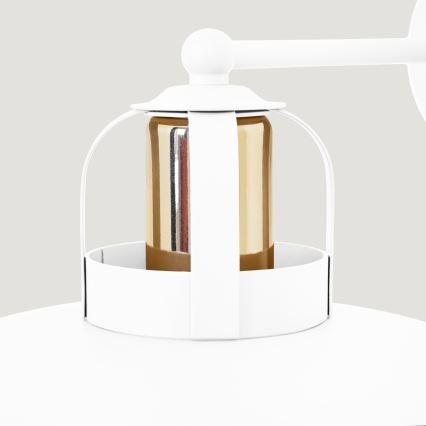 Brilagi - LED Iluminação de parede FLAMENGO 1xE27/60W/230V branco