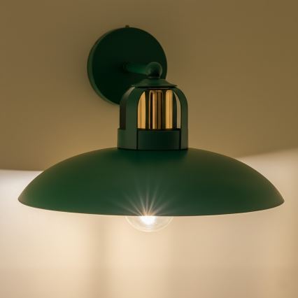 Brilagi - LED Iluminação de parede FLAMENGO 1xE27/60W/230V verde