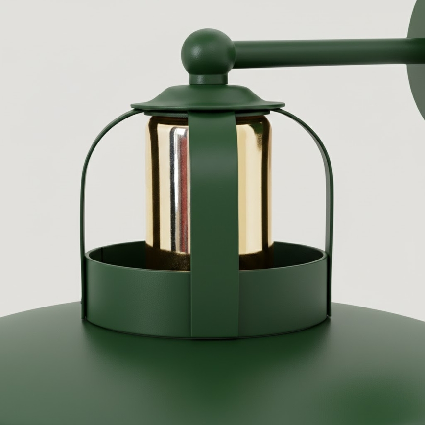 Brilagi - LED Iluminação de parede FLAMENGO 1xE27/60W/230V verde