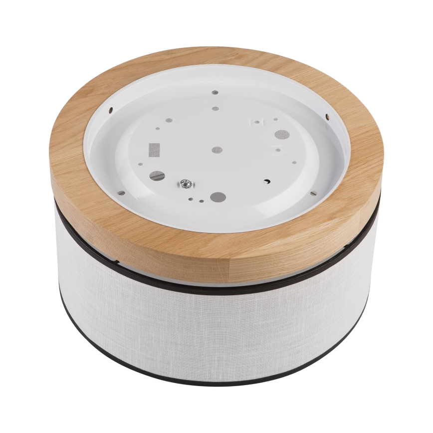 Brilagi - LED Iluminação de teto BELLADONNA 1xE27/15W/230V diâmetro 30 cm branco/carvalho