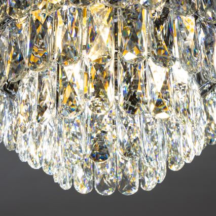 Brilagi - LED Iluminação de teto de cristal VELURE 5xE14/40W/230V dourado