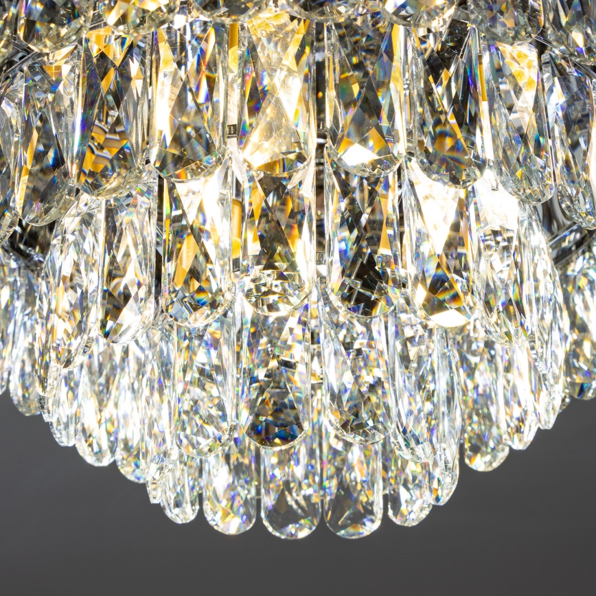 Brilagi - LED Iluminação de teto de cristal VELURE 5xE14/40W/230V dourado