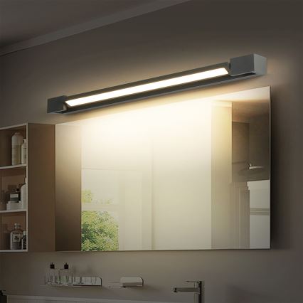 Brilagi - Iluminação LED para espelho de casa de banho AQUA LINE LED/18W/230V 60 cm IP44 antracite CRI 90