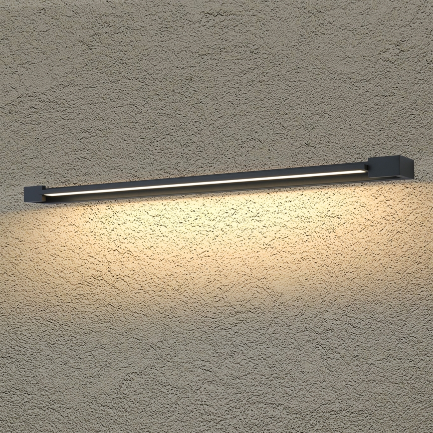Brilagi - Iluminação LED para espelho de casa de banho AQUA LINE LED/36W/230V 120 cm IP44 preta CRI 90