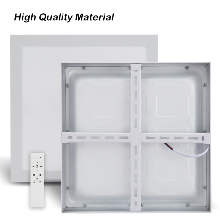 Brilagi - Lâmpada de banheiro de teto dimabilă FRAME SMART LED/24W/230V 30x30 cm 3000-6000K IP44 branca + controle remoto