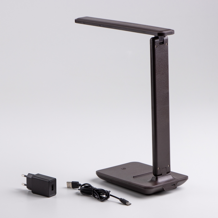 Brilagi - Candeeiro de mesa LED dimerizável MODO LED/7W/230V 3000/4000/6500K castanho
