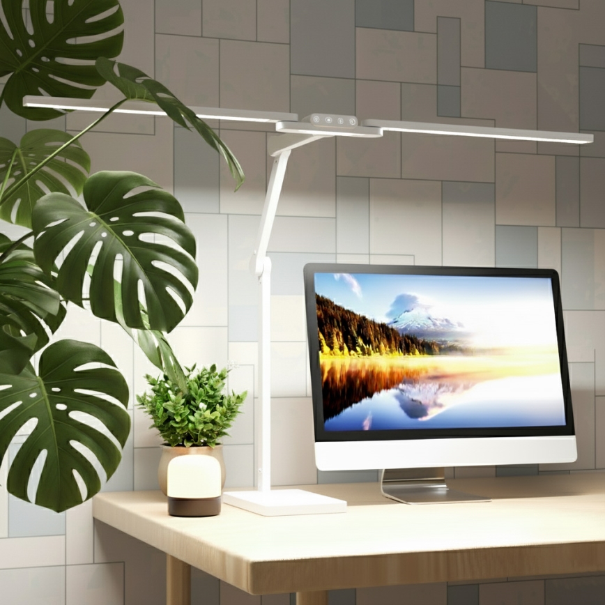 Brilagi - Lâmpada de mesa LED tátil dimerizável VARIO LED/24W/230V 3000-6500K CRI 92 branca