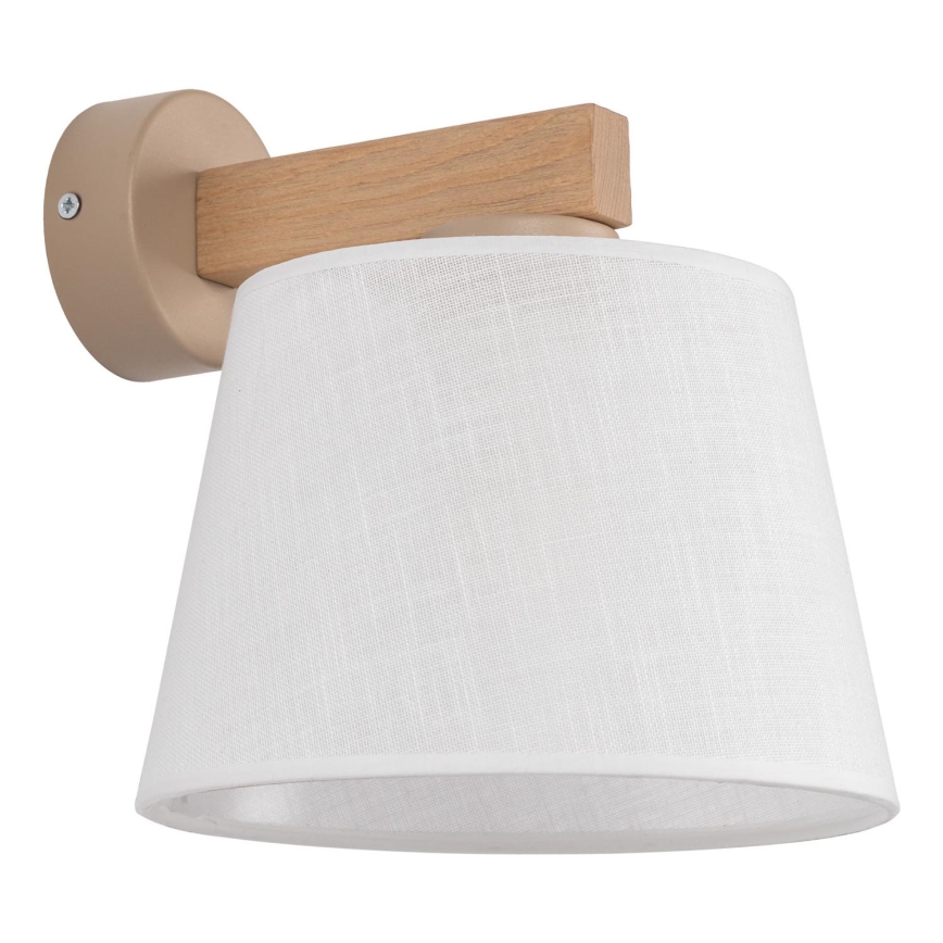 BRILAGI - LED Lâmpada de parede LATTE SABIA 1xE27/15W/230V pinho/branco