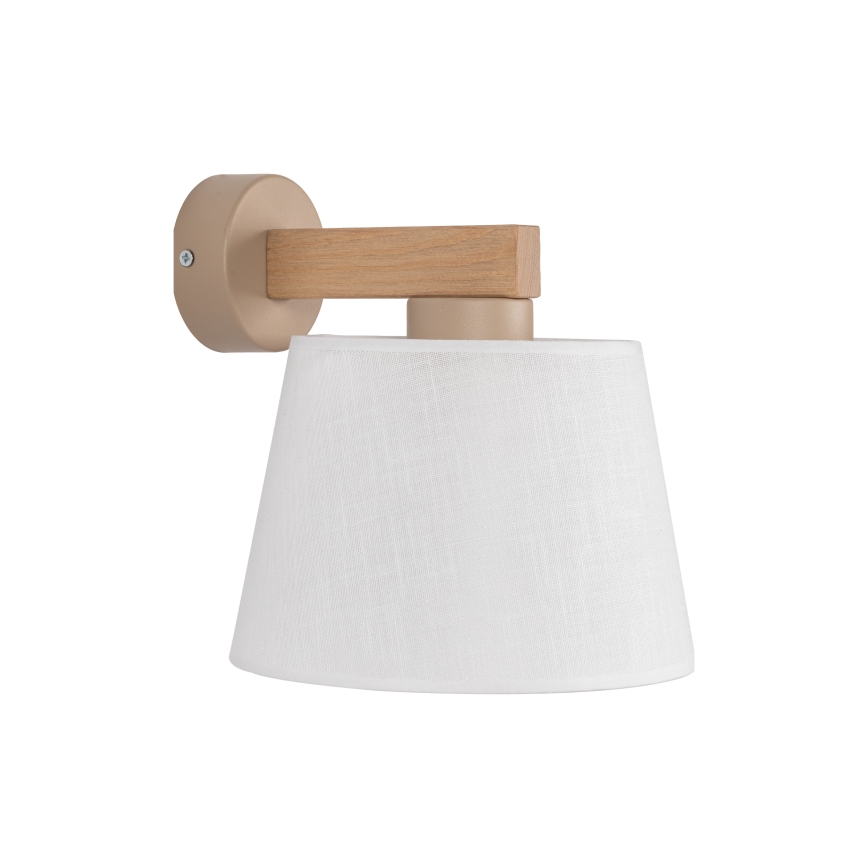 BRILAGI - LED Lâmpada de parede LATTE SABIA 1xE27/15W/230V pinho/branco