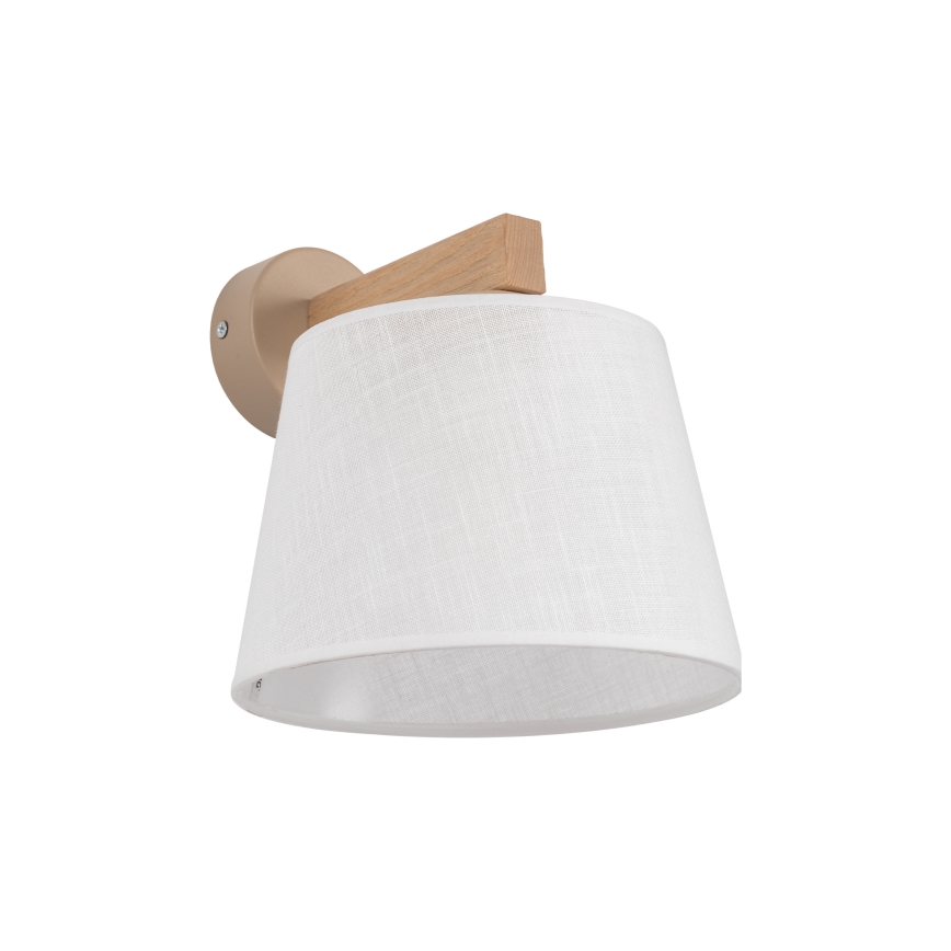 BRILAGI - LED Lâmpada de parede LATTE SABIA 1xE27/15W/230V pinho/branco