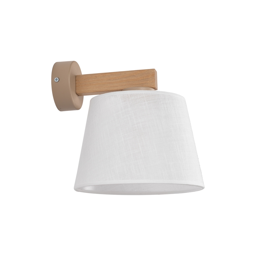 BRILAGI - LED Lâmpada de parede LATTE SABIA 1xE27/15W/230V pinho/branco