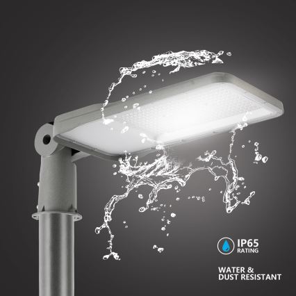 Brilagi - Luminária de rua LED para exterior com articulação URBANLIGHT LED/200W/230V cinzenta IP65