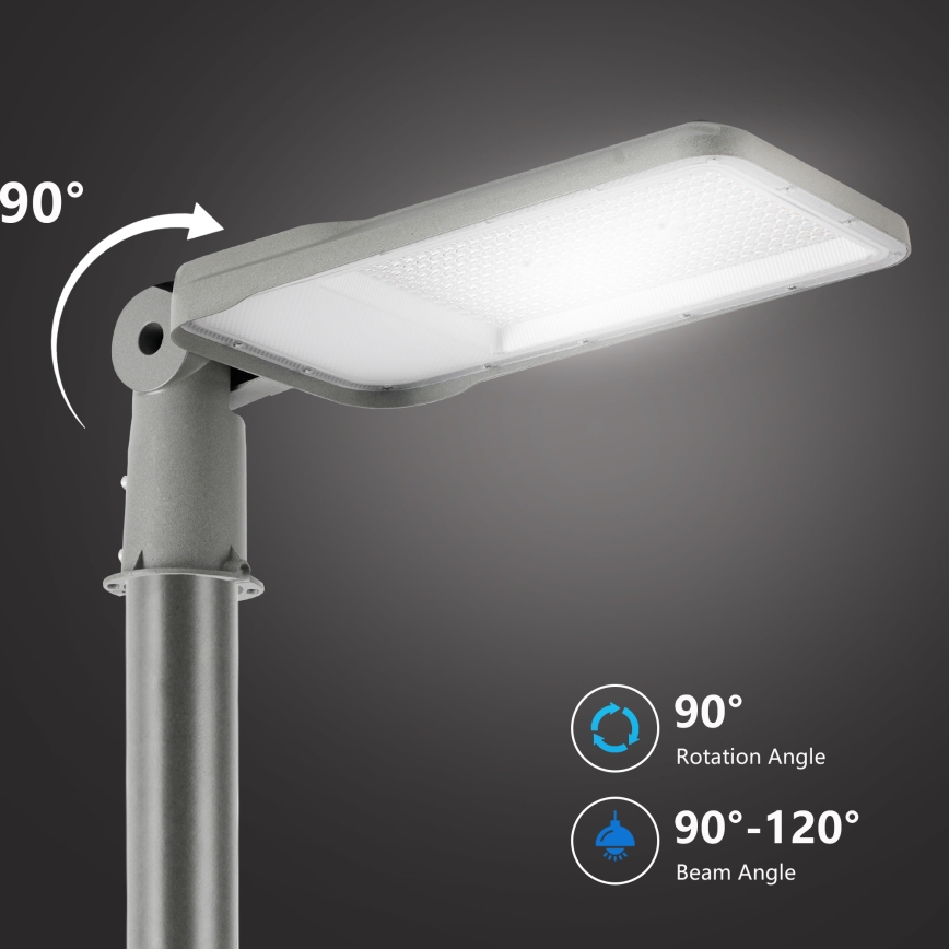 Brilagi - Luminária de rua LED para exterior com articulação URBANLIGHT LED/200W/230V cinzenta IP65