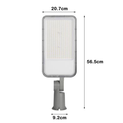 Brilagi - Luminária de rua LED para exterior com articulação URBANLIGHT LED/200W/230V cinzenta IP65
