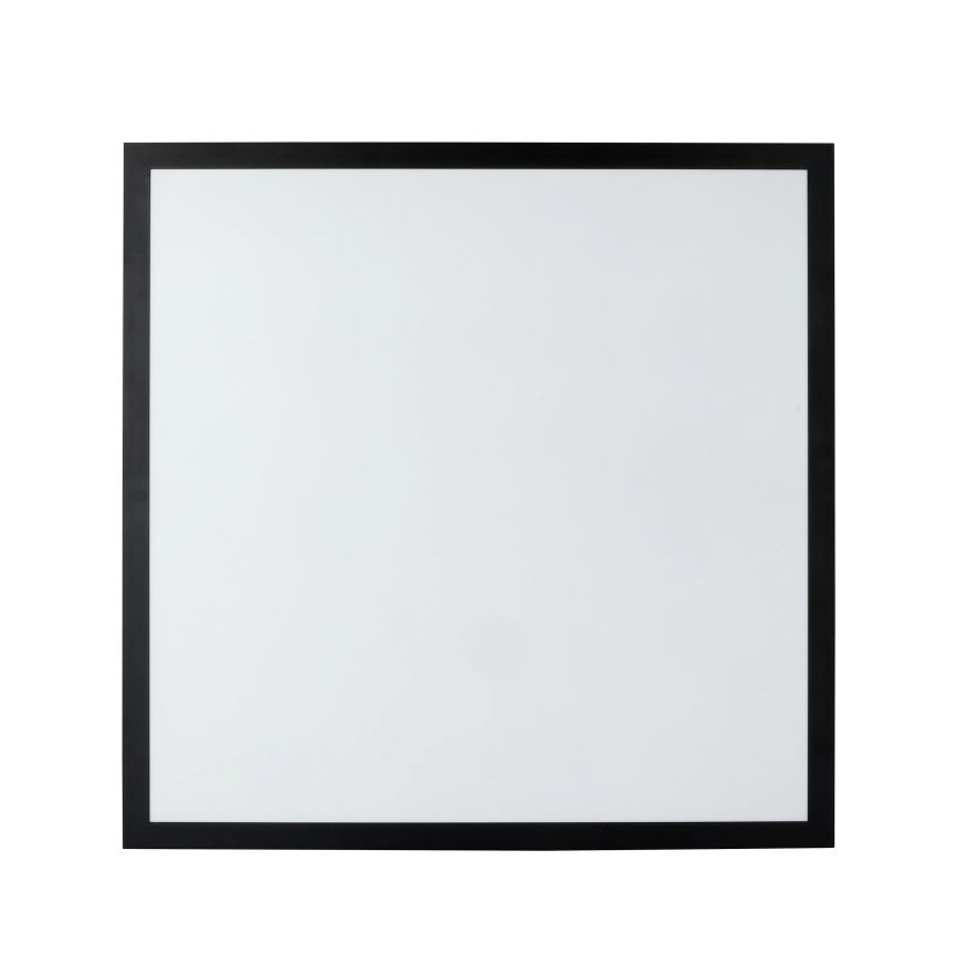 Brilagi - Candeeiro de teto LED dimerizável para casa de banho FRAME SMART LED/50W/230V 60x60 cm 3000-6000K IP44 preto + comando remoto