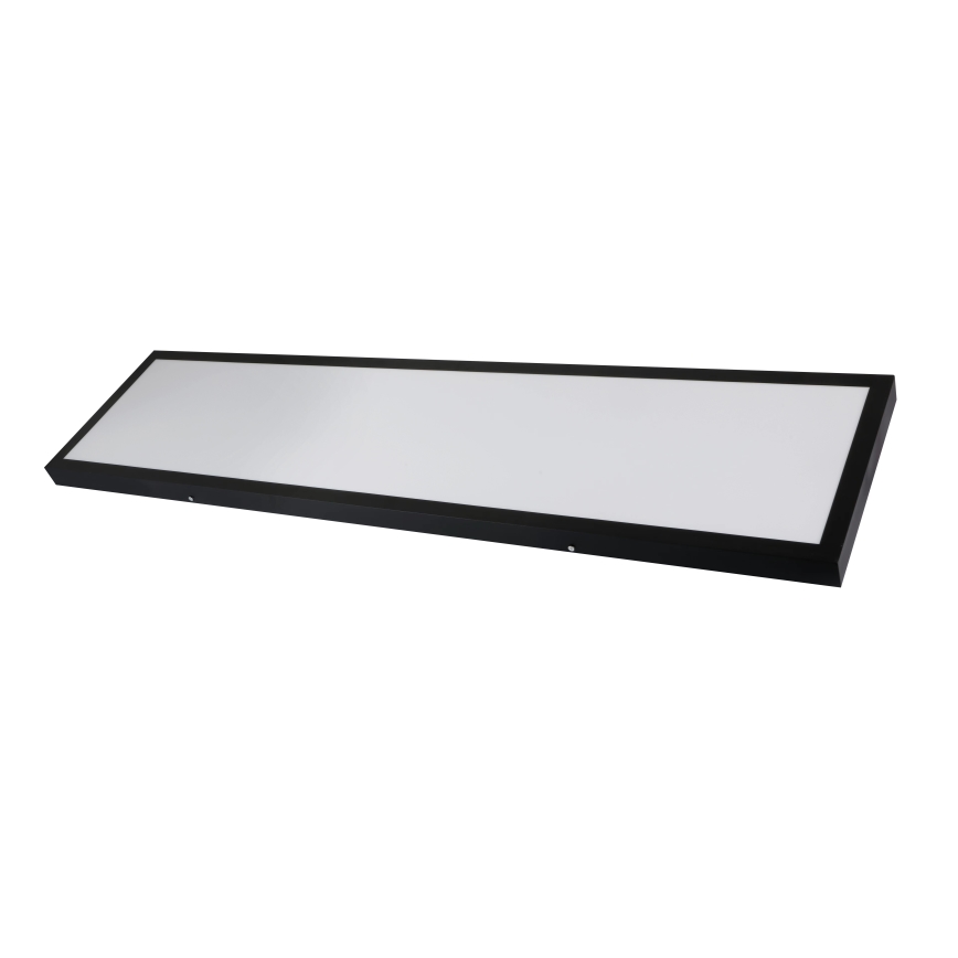 Brilagi - Candeeiro de tecto LED dimerizável para casa de banho FRAME SMART LED/50W/230V 120x30 cm 3000-6000K IP44 preto + controlo remoto