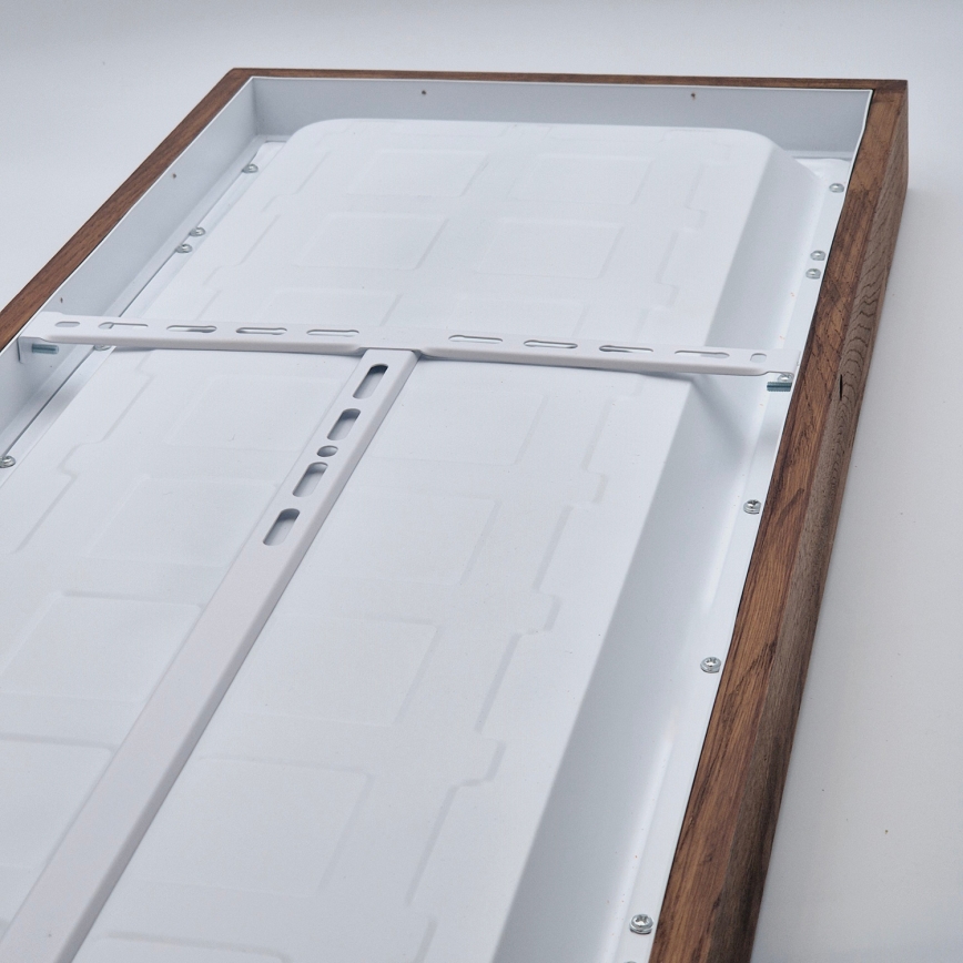 Brilagi - Candeeiro de tecto LED para casa de banho WOODY FRAME LED/50W/230V 120x30 cm IP44 carvalho/cerejeira