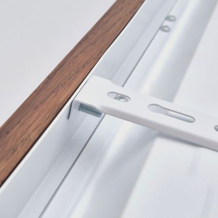 Brilagi - Candeeiro de tecto LED para casa de banho WOODY FRAME LED/50W/230V 120x30 cm IP44 carvalho/cerejeira