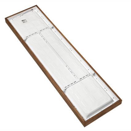 Brilagi - Candeeiro de tecto LED para casa de banho WOODY FRAME LED/50W/230V 120x30 cm IP44 carvalho/cerejeira