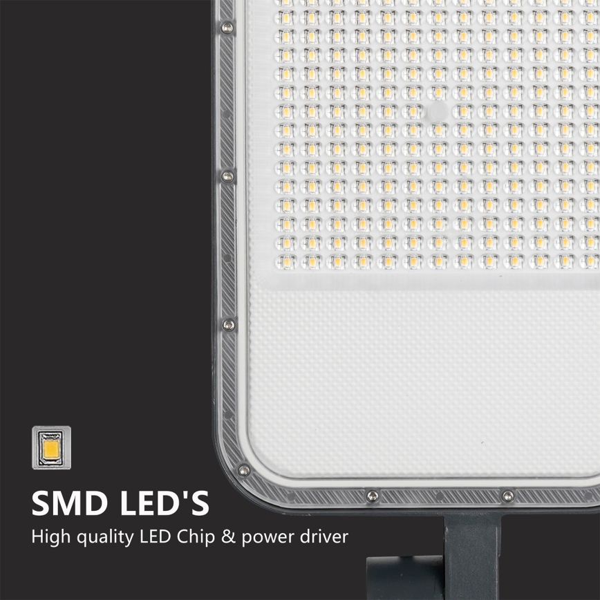 Brilagi - Luminária de rua LED para exterior com poste e braço articulado de 5 m URBANLIGHT LED/200W/230V antracite IP65